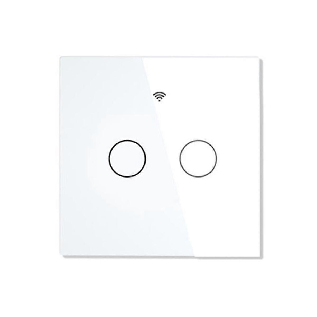 WiFi Smart Light Switch RF433 No Neutral Wire Single Fire Smart Life Tuya App Control for Google Ho