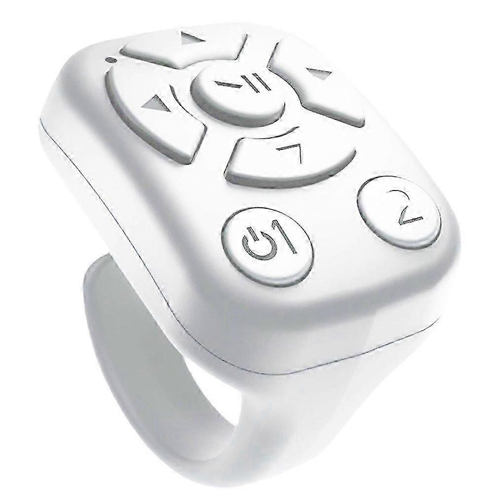 Scrolling Ring,Bluetooth Remote for TikTok Clips & Tunes, for IPhone Fingertip Bluetooth Controller, with Camera Shutter