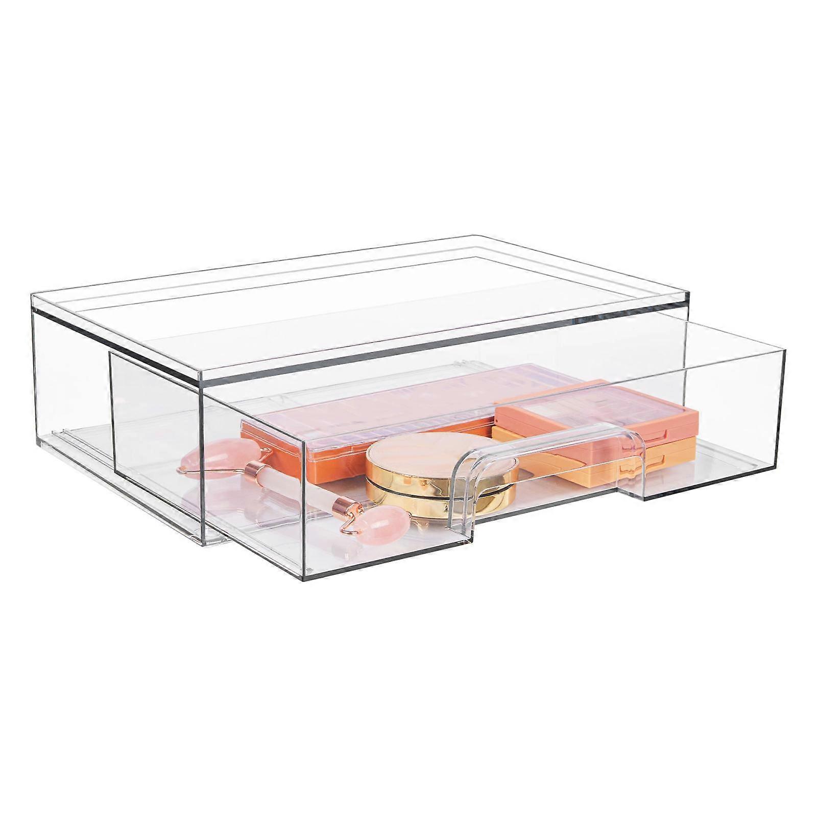 Transparent Desktop Storage Boxes Drawer-Style Storage Rack