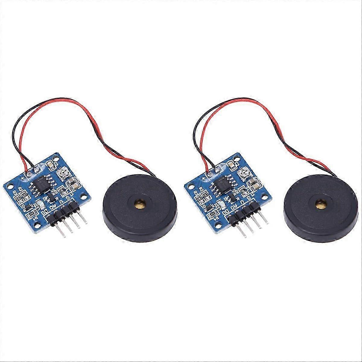 2PCS Piezoelectric Vibration Tapping Sensor Module Vibration Switch Module Mini Vibration Motors Min