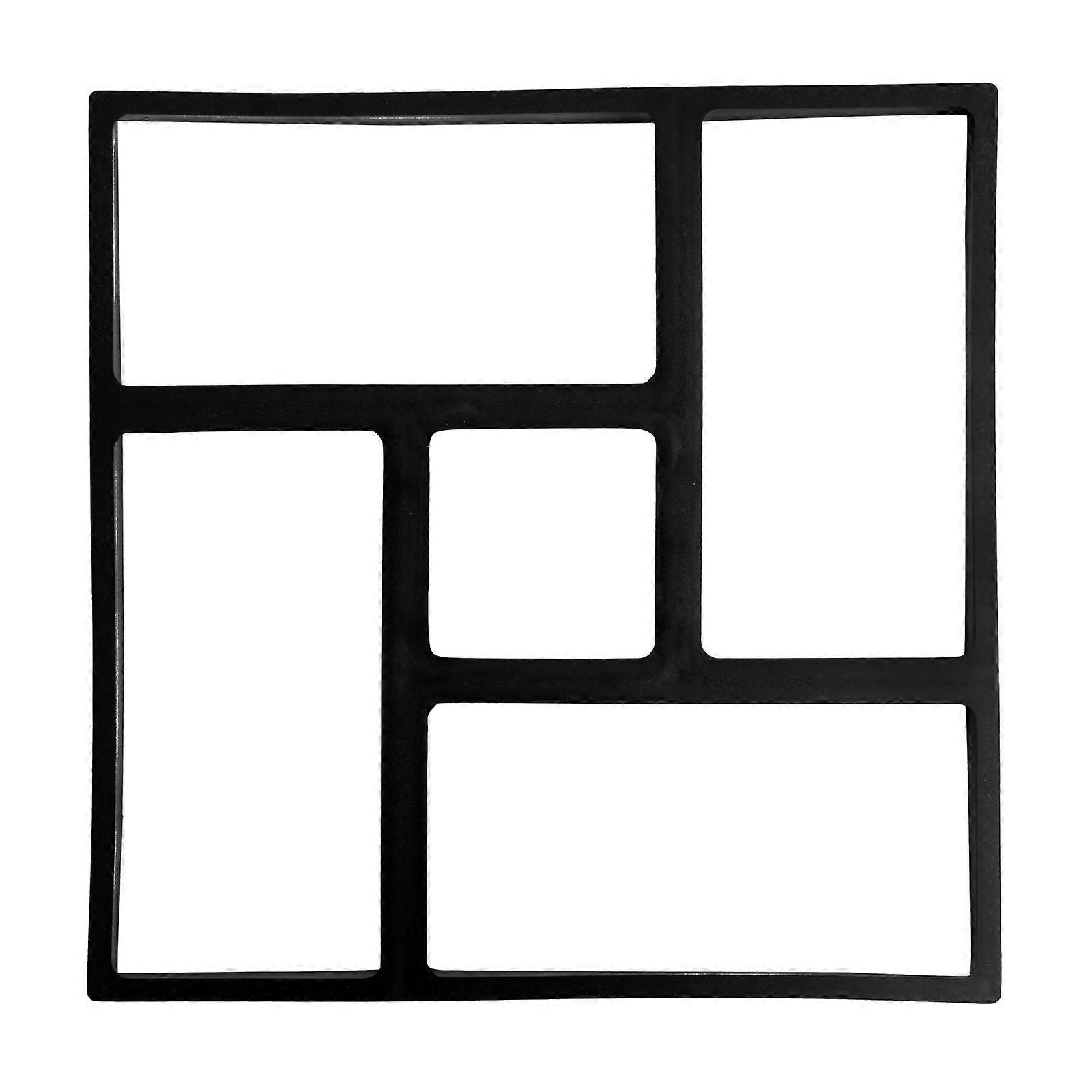 DIY Pavement Mold Plastic Path Maker Concrete Die Manually Paving Path Mold