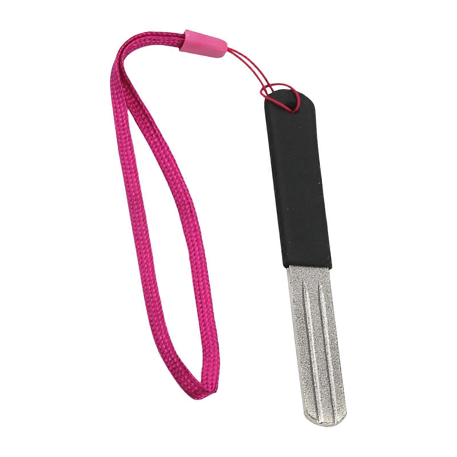 Fishing Hook Sharpener DoubleSided Stone for Precise Hook Maintenance Saltwater Fishing Tool