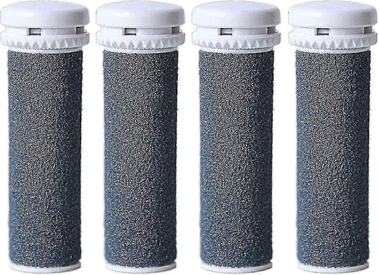 Emjoi Micro Pedi Extra Coarse Replacement Rollers 4-Pack, Durable Foot File Refills