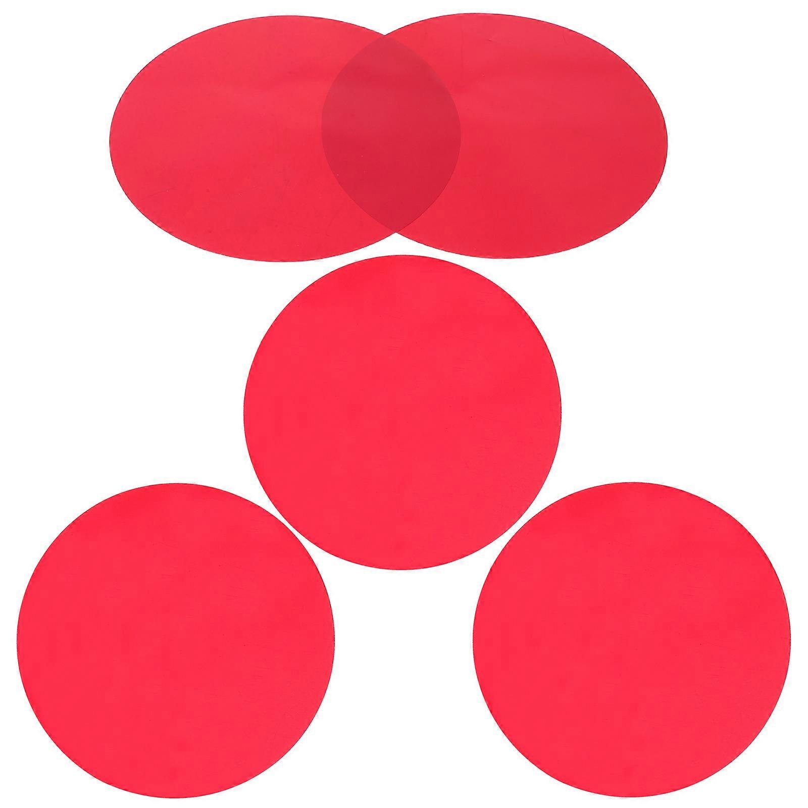 Red Light Diffuser Film Pet for Lighting 15Pcs Warm Light Correction