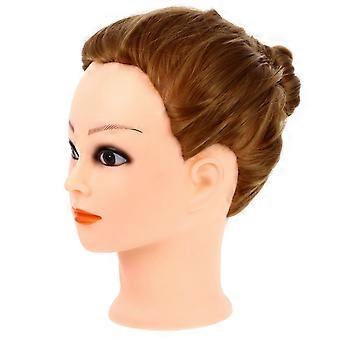 Goldener Friseur-Übungskopf für Haarstyling-Übungen, 2 Sets enthalten