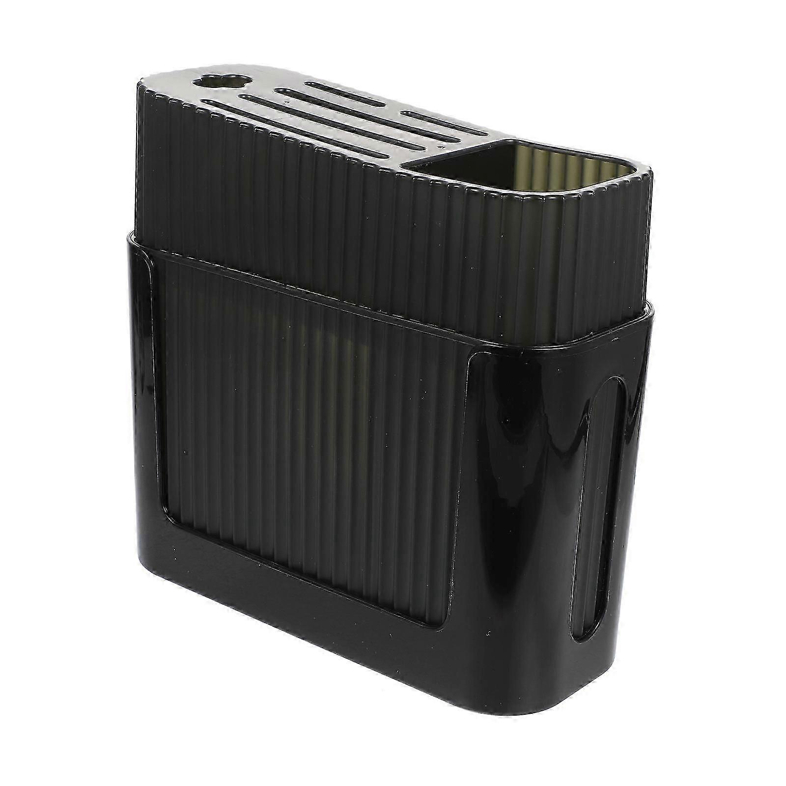 Kitchen Cutter Holder for Storing Practical Draining Cutter Storage Stand Black