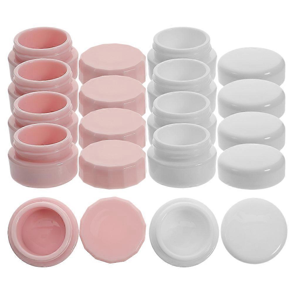 Refillable Plastic Cosmetic Jars Small Container for Storage 10Pcs