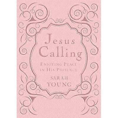 Jesus Calling Pink Leathersoft with Scripture References