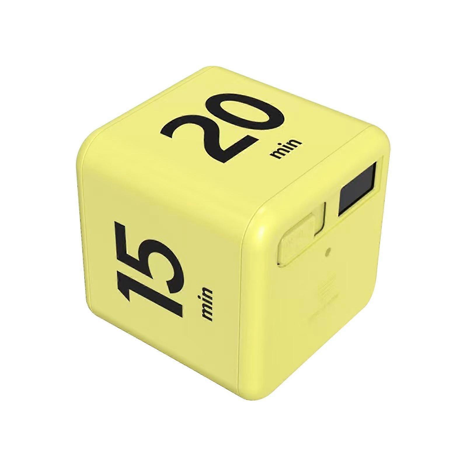Cube Gravity-Sensing Flip Timer with Digital Display, Countdown & Alarm – Compatible with Study/Cooking/Workouts/Office