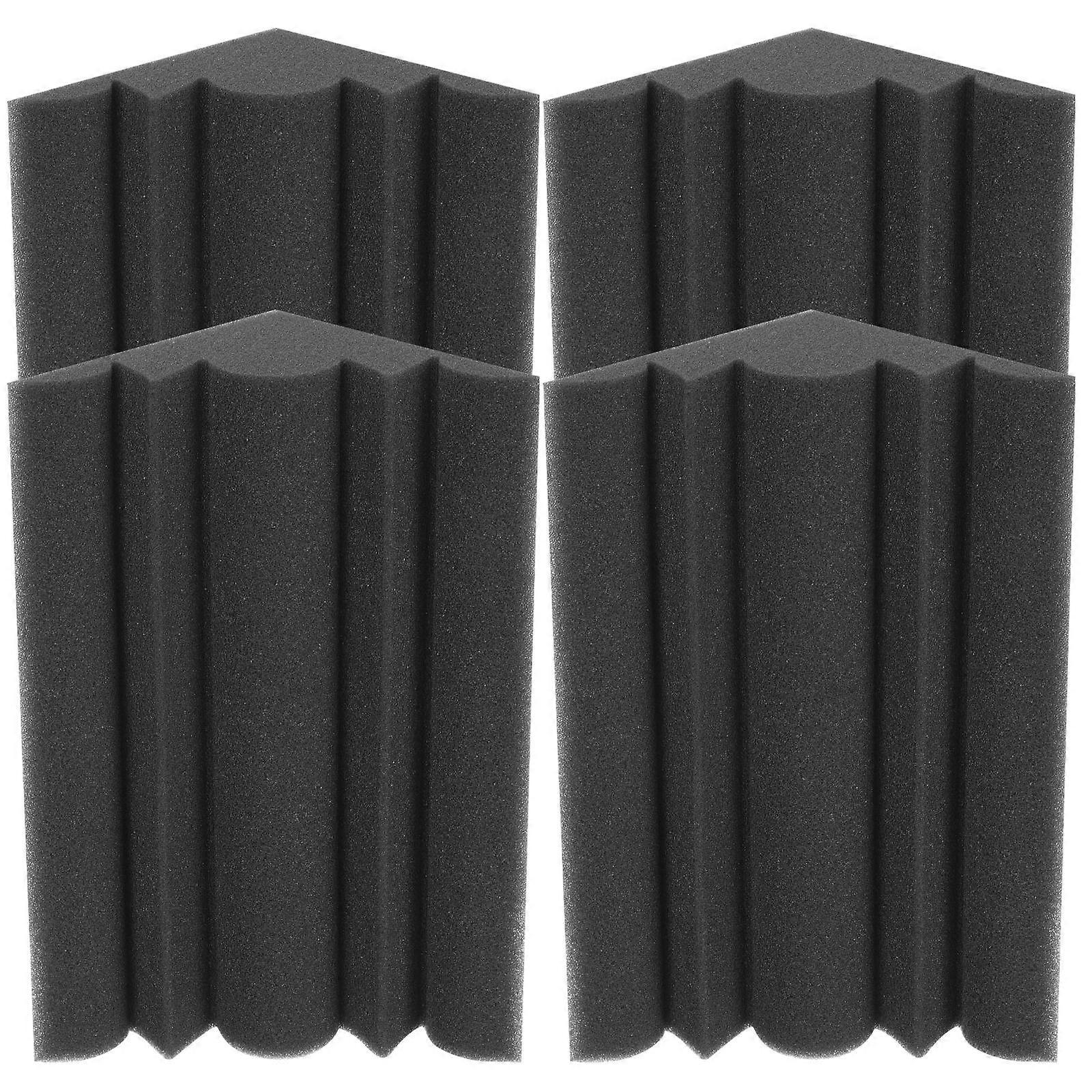 4pcs Replacement Corner Sound-absorbing Panels Arc Acoustic Absorption Panels