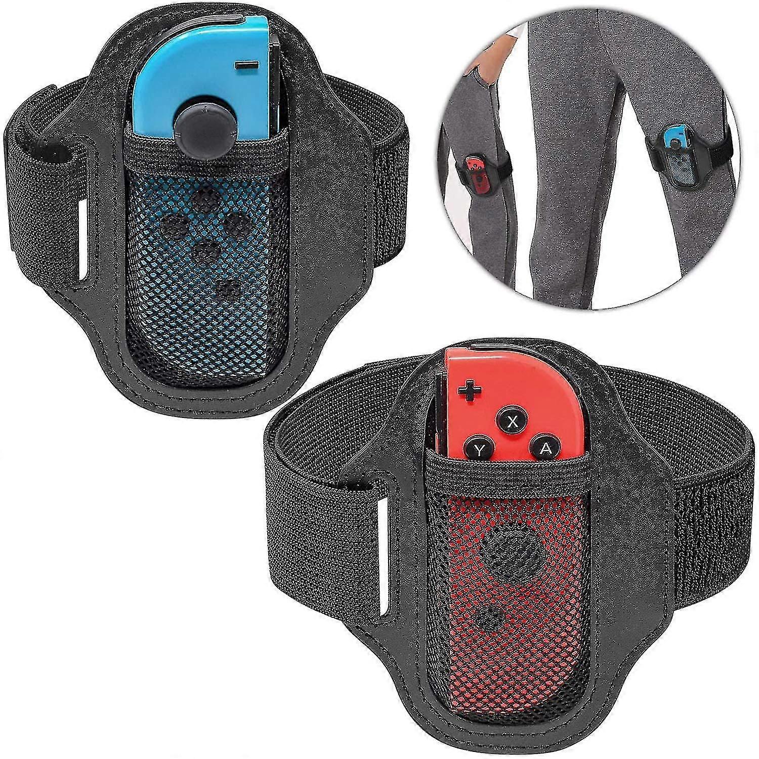2pcs Sangles de jambe réglables, Sangles de jambe de sport élastiques réglables