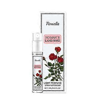 No Man's Land Rose Parfüm Spray - Eleganter blumiger Duft mit lang anhaltender Süße, satten Rosen-, Jasmin- und Vanillenoten - 3ml Reisegröße für alle-