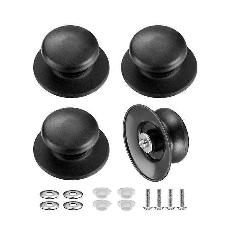 4pcs Multipurpose Lid Knobs Convenient for Cookware Easy to Replace and Heat Resistant Designs Plastic Materials