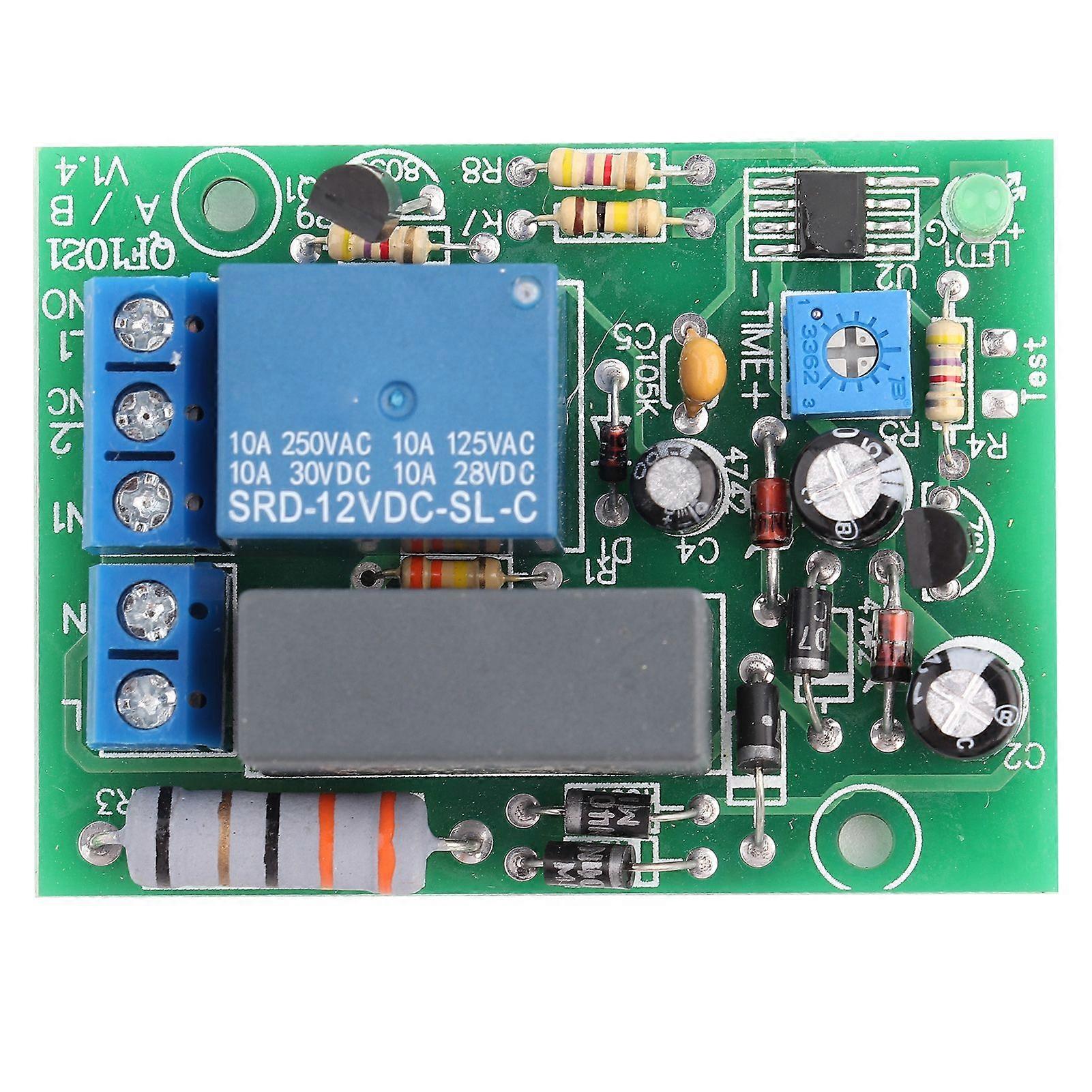 220VAC Timer Delay Switch Module Adjustable Timing Turn Off Board (0~10Sec.)
