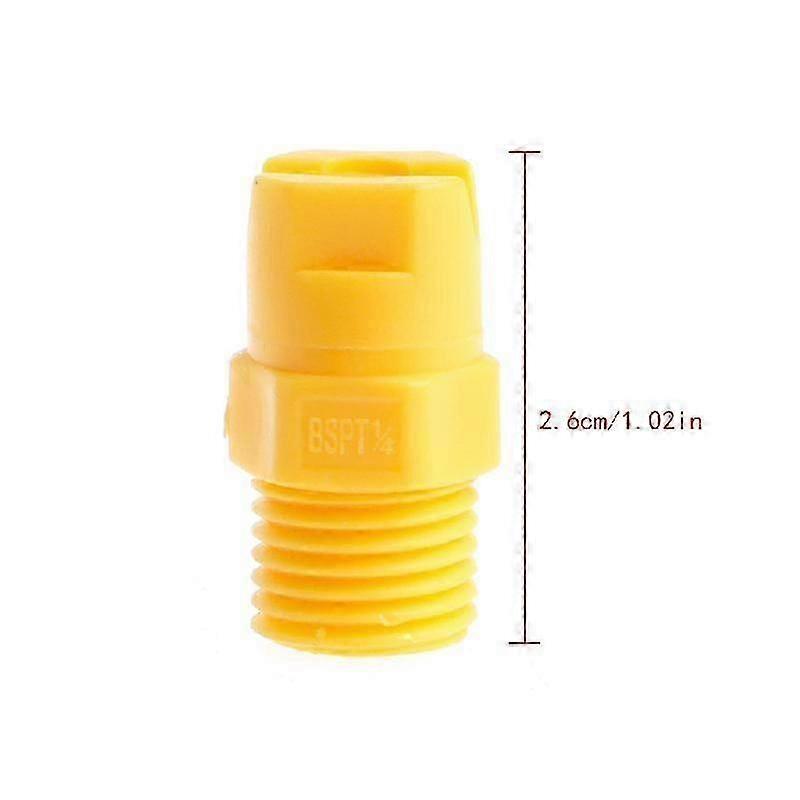 Flat Fan Spray Nozzle Plastic Industry Reduce Temperature Spraying Tool