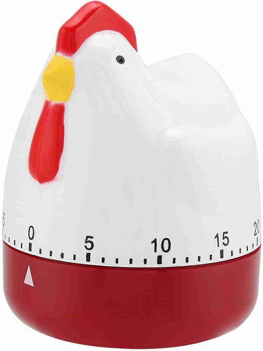 Cooking Timer, Cute Chicken Timer with Mechanical Chicken Design, Kitchen Alarm Clock with Countdown Timer