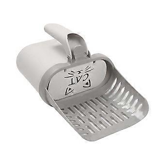 Cat Litter Scooper with Holder Cat Litter Shovel with Integrated Detachable Waste Container Larrge Portable Cat Poop Scooper