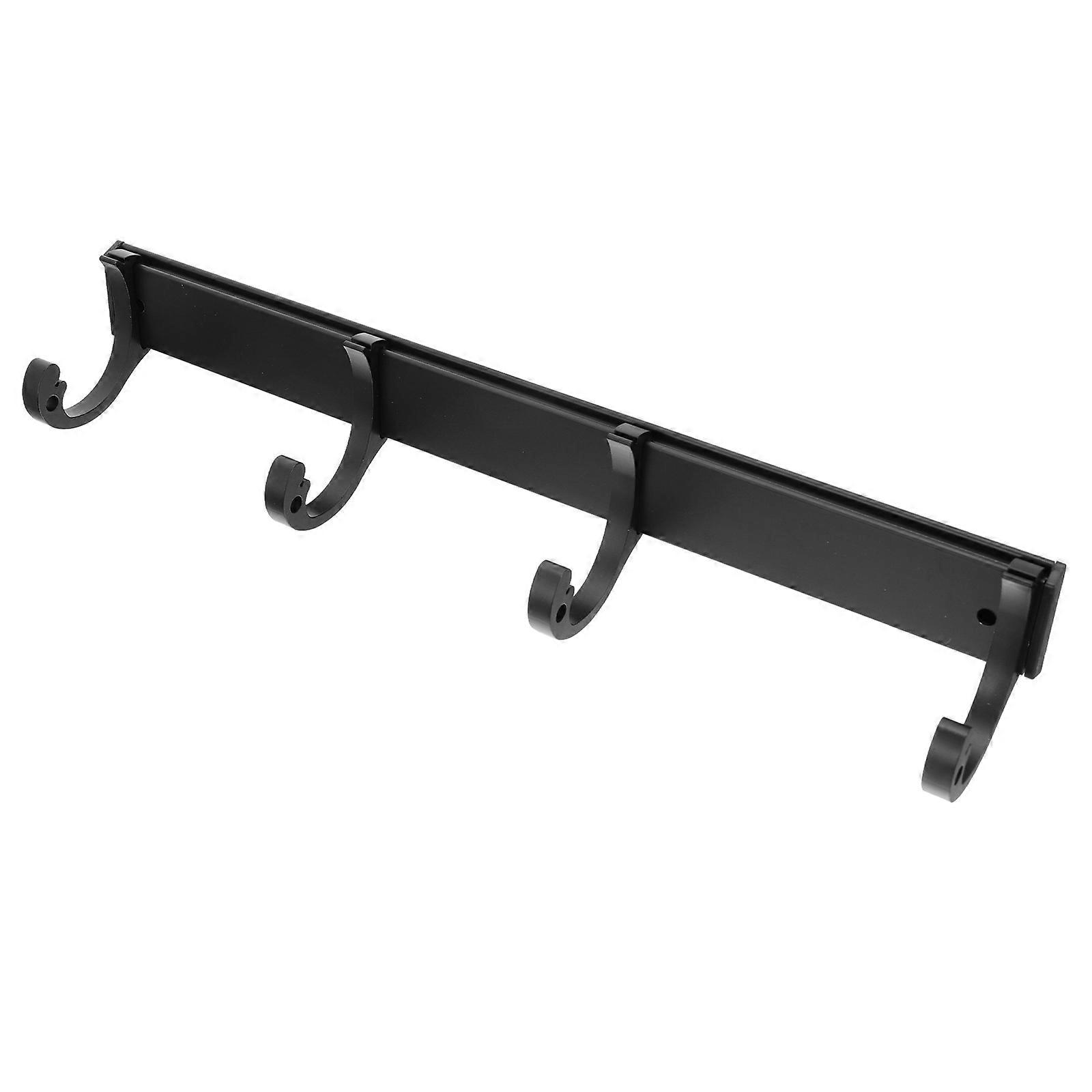 Home Kitchen Wall Hook Rack for Hanging with 4 Practical Hooks