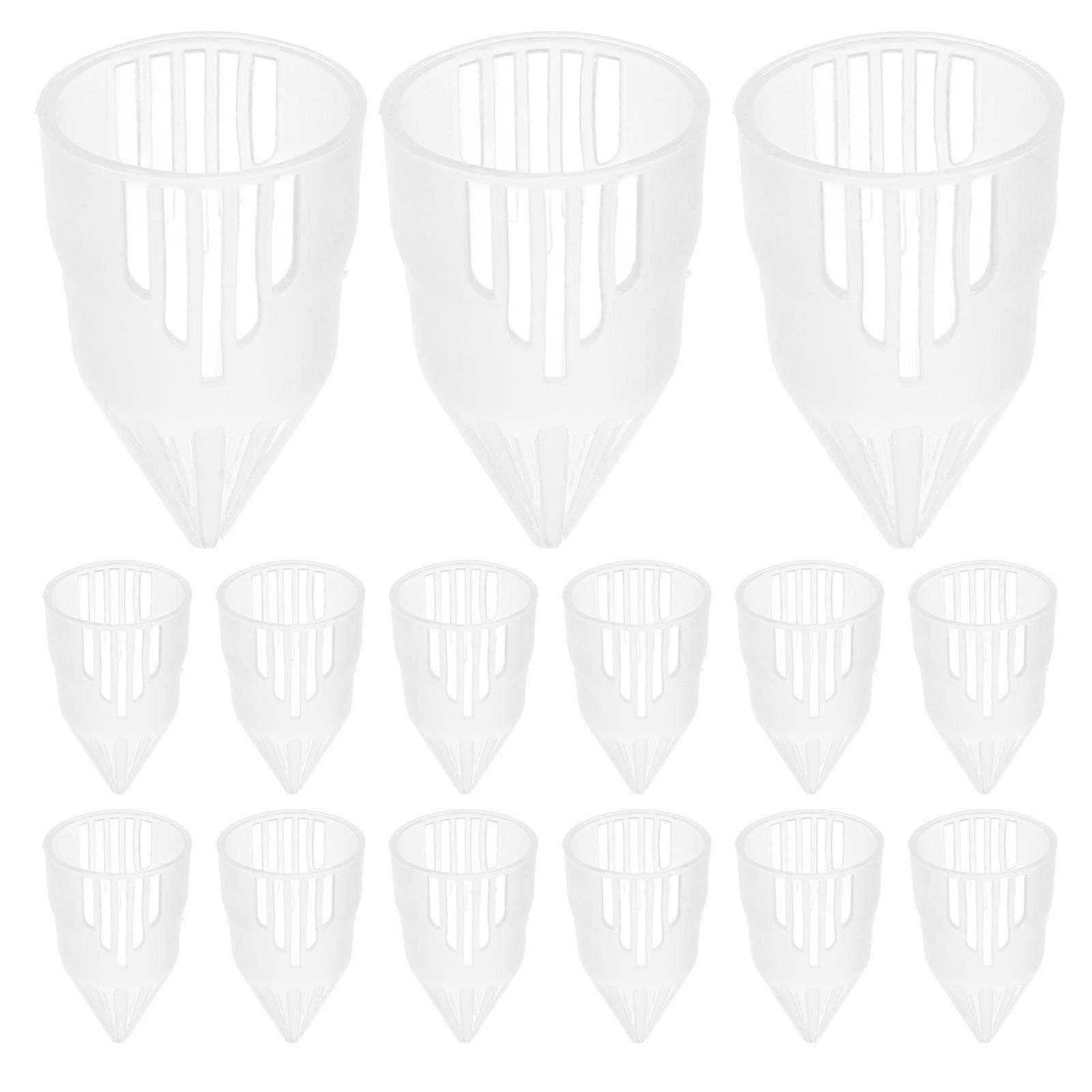 Plastic Tea Filter 20Pcs for Brewing Pot Strainer with Design