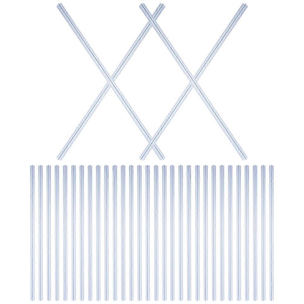 40Pcs Plastic Bookbinding Clips Secure Hold Rectangular Design For Office Use