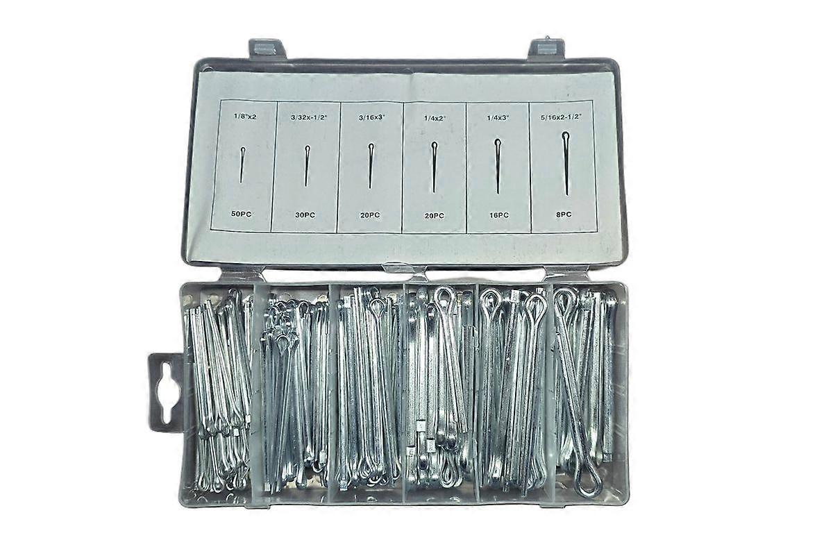 Assorted Split Pin Set - 144 Piece