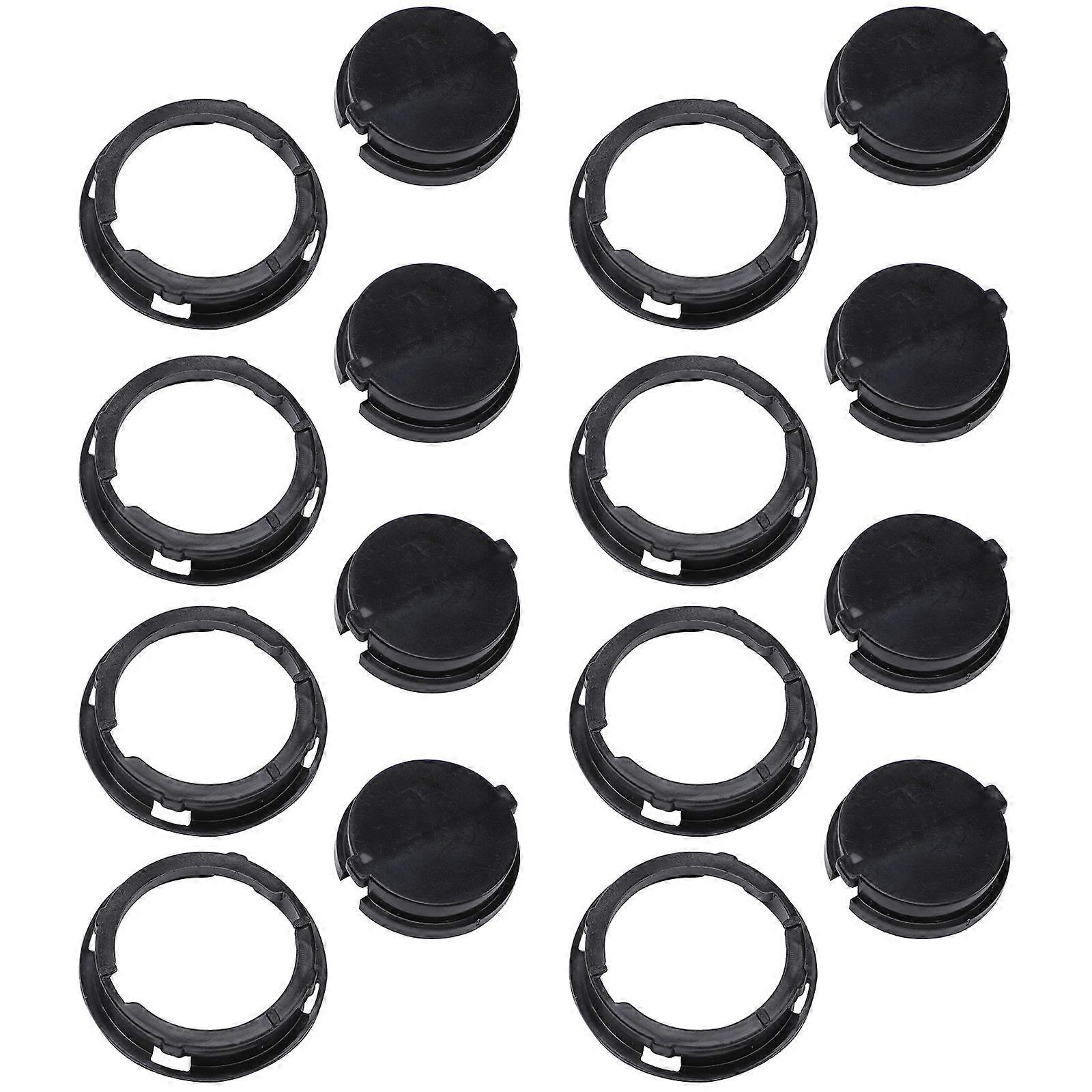50Pcs Plastic Bottom Plugs Plaster Figurine Saving Boxes (Random Color)