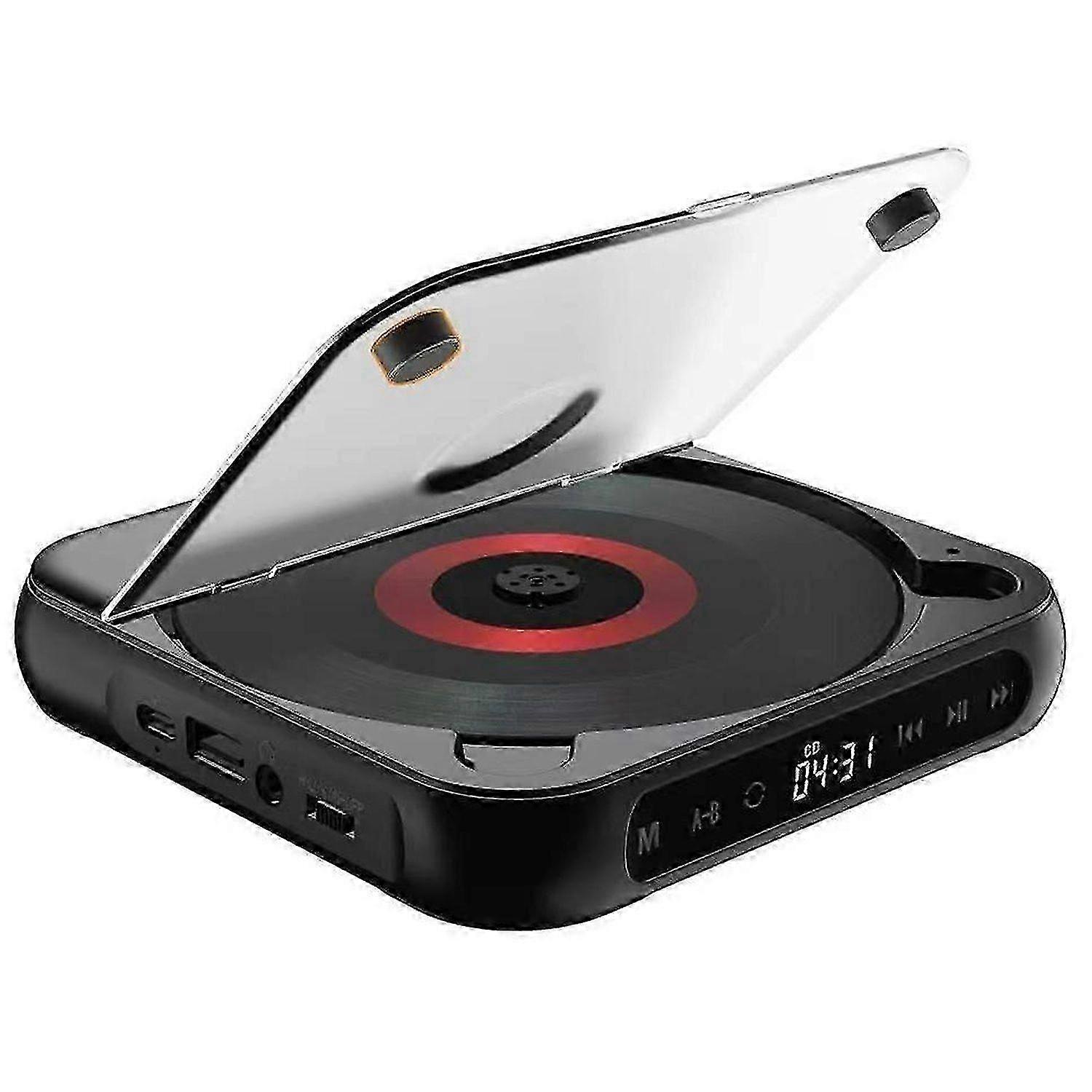 Rechargeable Compact CD Player Built-in HiFi Speakers