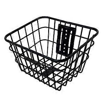 Front Bike Basket with Screws Large Capacity Rustproof Mountain Road Bicycle Basket Replacement Front Handlebar Storage Basket