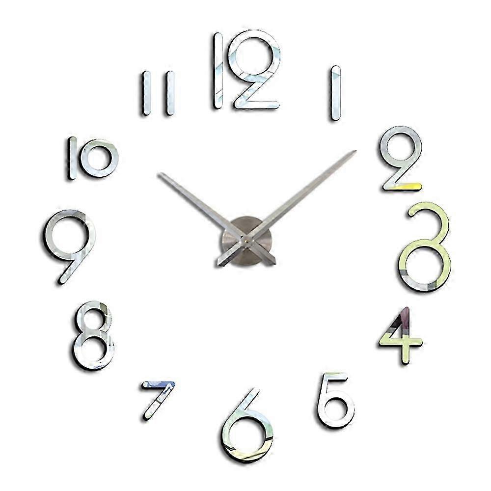 Creative DIY Acrylic Clock Home Digital Wall Clock 26-27