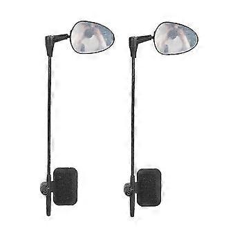Bike Helmet Rearview Mirror 1 Pair 360 Adjustable Wide Angle Riding Accessories