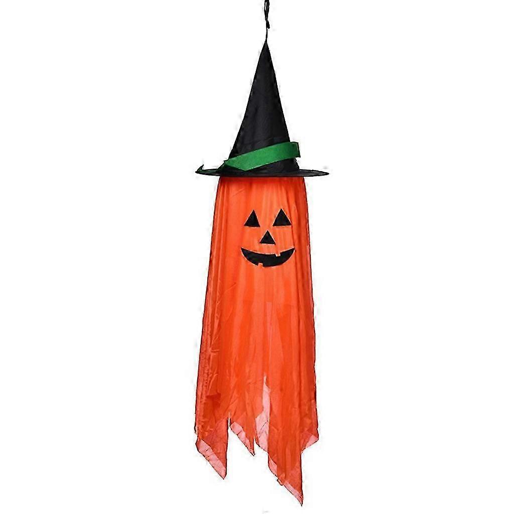 Halloween Ghost Hanging Decor Witch Hat Pumpkin/White- Ghost for Ghost Party