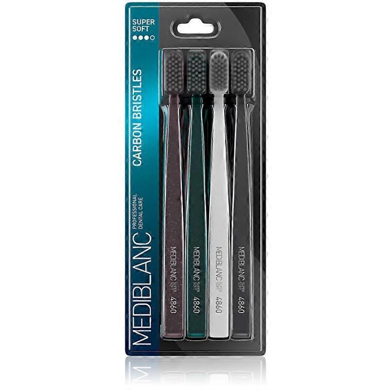 Toothbrush with charcoal bristles 4 pcs
