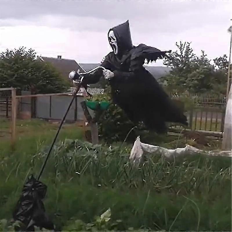 Scream Scarecrow Creative Garden Ghostface Scarecrow Yard Hanging