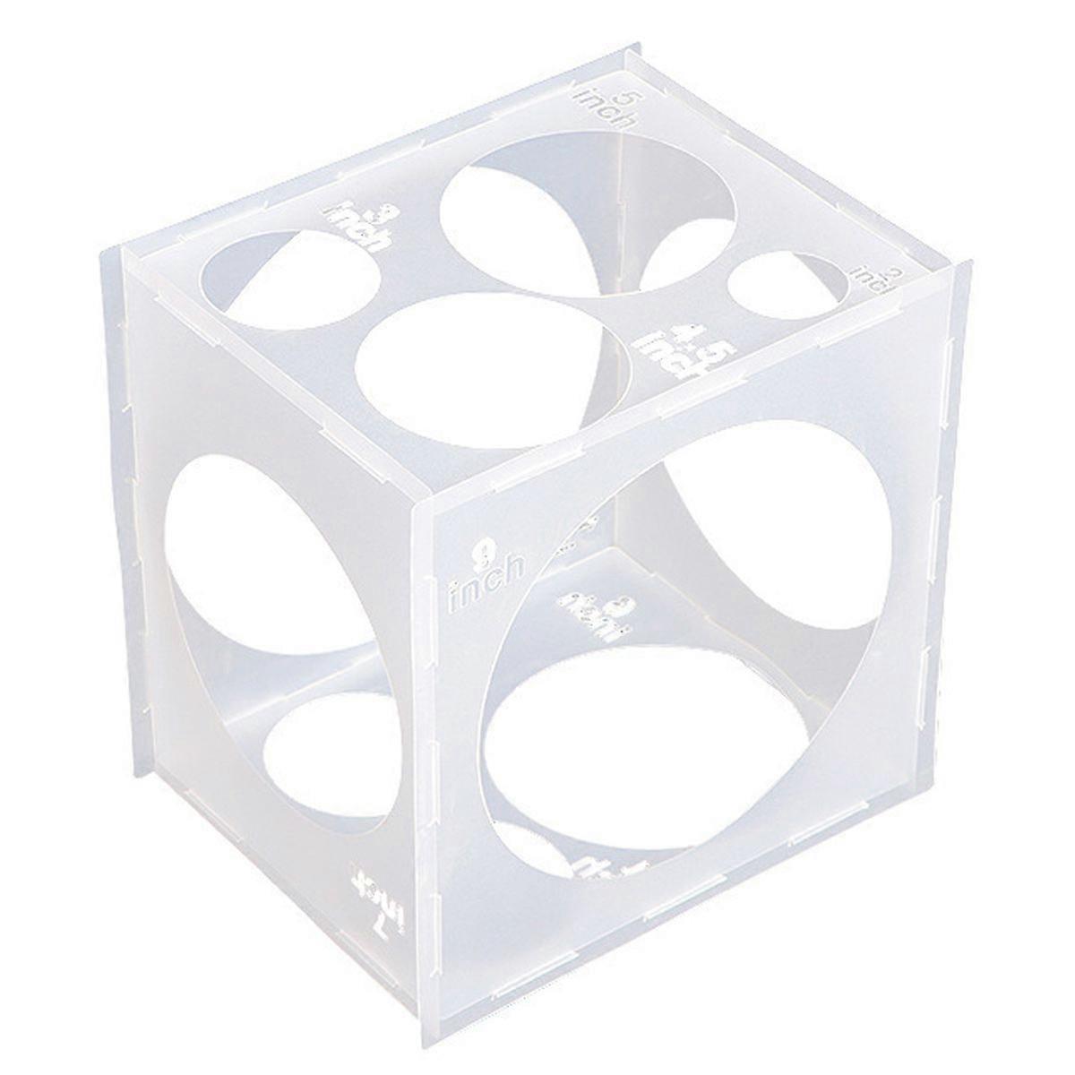 Durable Half-Transparent Balloon Sizing Box for Event Decorators