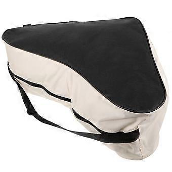 Portable Roller Skates Bag for Storage Made of Black Oxford Cloth
