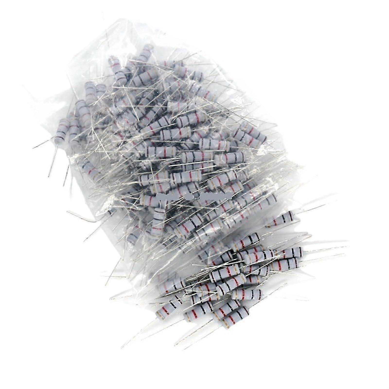 10-Pack Assorted 3W Carbon Film Resistor Kit Designed for DIY Electronics Projects
