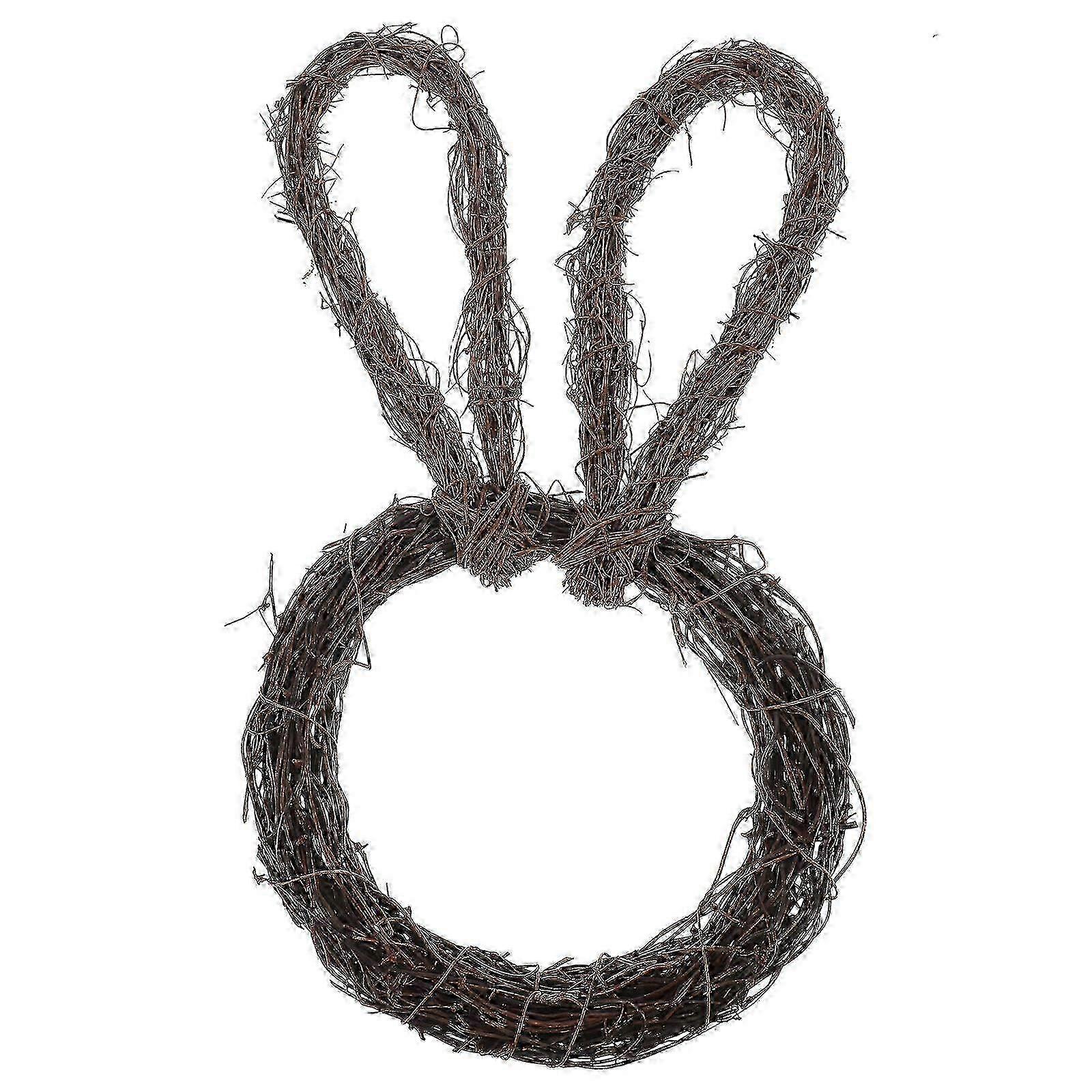 Bunny Shaped Rattan Wreath Base