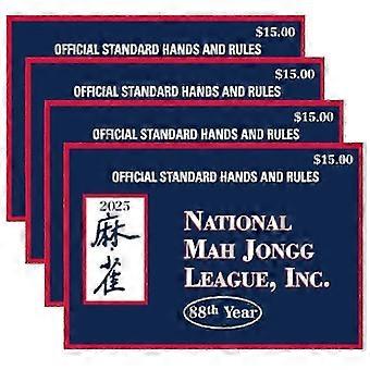 2025 Official Large Mahjong Cards