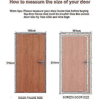 Cat Screen Door with Zipper, White Reinforced Pet Mesh, Prevents Escape & Deters Creatures, Fresh Air & Visibility Hx2