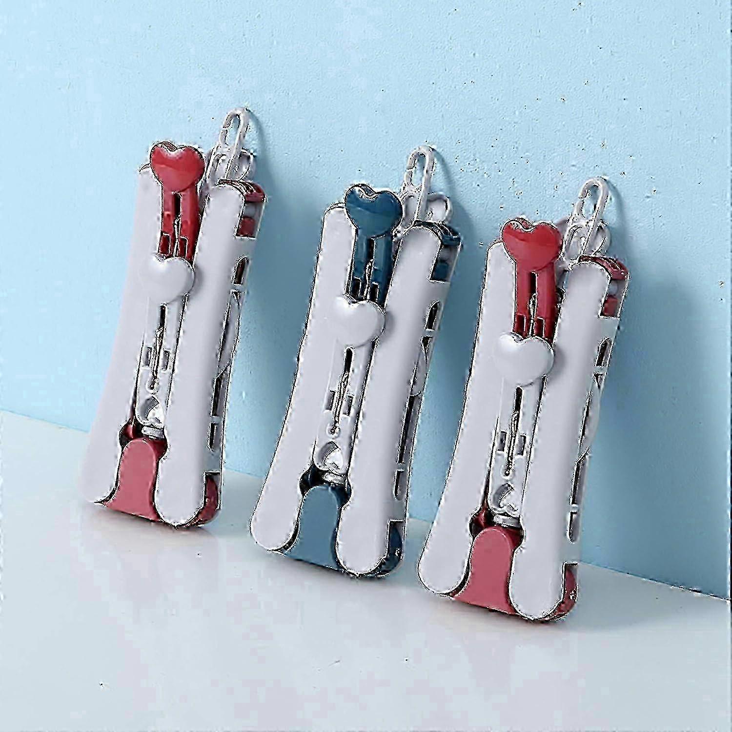 Slim Foldable Hangers With Rotating Hook