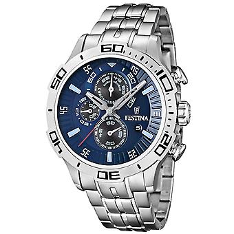 Feast the Turn Quartz Analog Man Watch with F16565/2 Stainless Steel Bracelet