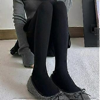2026 Korean Knitted Tights Women Winter Thermal Light Slimming Japanese Y2K Pantyhose Underwear High Elestic Leggings Stockings