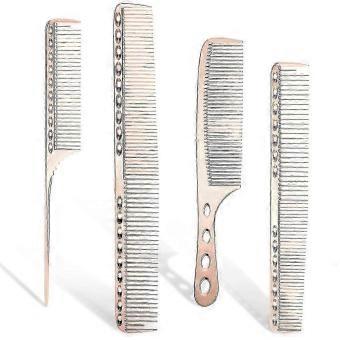 Aluminum Dressing Comb Set 4pc
