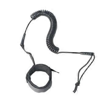 Surf Sup 10 Feet Ankle Leash Surfing Elastic Coiled Stand UP Paddle Board Leg Rope Surfboard Ankle Leash Surfing Accessories