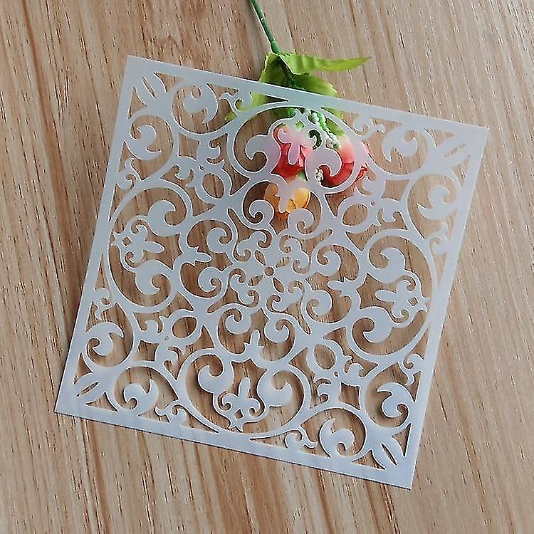 Datura Template Diy Plastic Wall Spray Painting Template