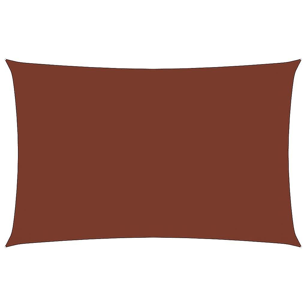 Ombrellone Vela Oxford Tessuto Rettangolare 3x6 M Terracotta