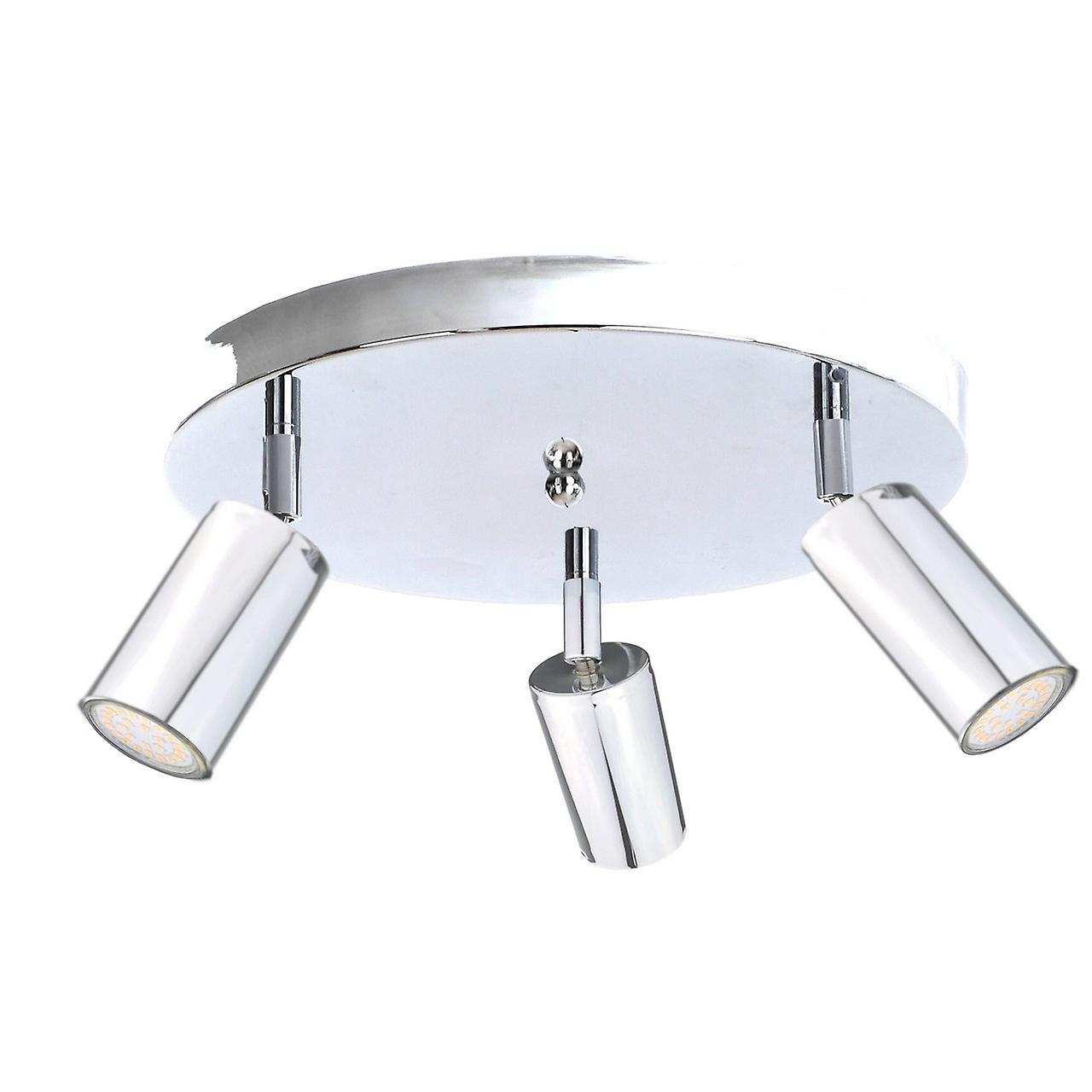 Keter Eye Ceiling Spotlight Clusters Silver, 30cm, 3x GU10