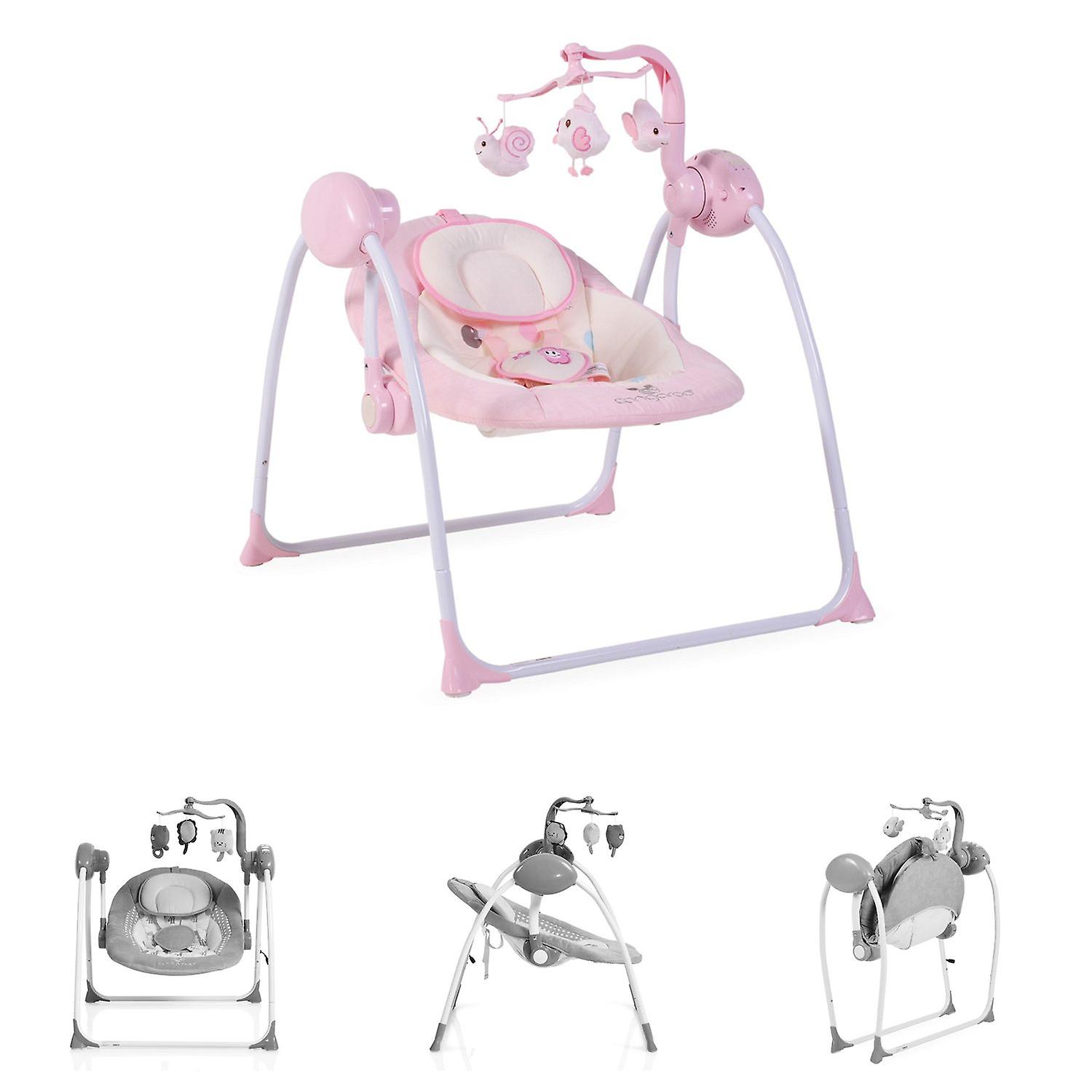 Baby bouncer Swing+ with music function, adjustable volume, timer