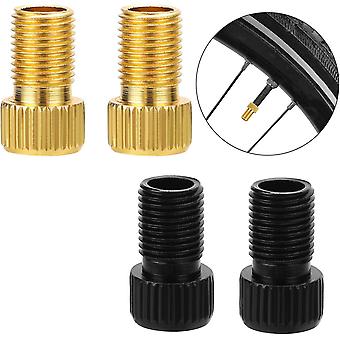 4szt Presta To Schrader Bike Valve Adapter, Adapter ze stopu aluminium B ...