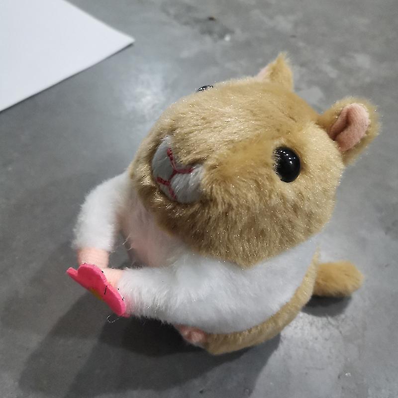 Electric Plush Toy Wagging Tail Walking Hamster Naughty Cute Gift Hamster Toy